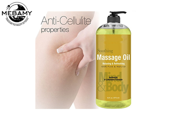 Aceite natural del masaje del cuidado de piel del 100%, aceites esenciales de relajación para el masaje 