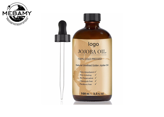 Aceites esenciales puros líquidos, aceite planchado en frío orgánico de la jojoba para la piel/el pelo