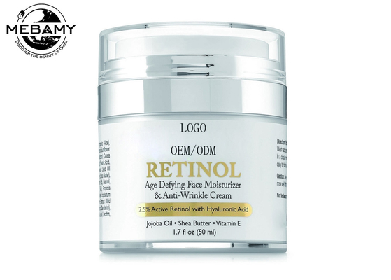 Crema de cara antienvejecedora del cuidado de piel del retinol orgánico/crema de cara hidratante estupenda