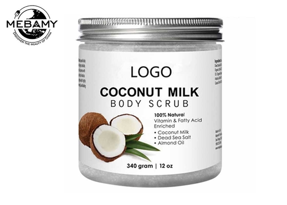 Productos naturales Exfoliating leche de coco potente del azúcar de Brown del exfoliante corporal del cuidado de piel la alta