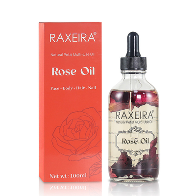 clavo orgánico del pelo del cuerpo de 100ml Rose Essential Oil For Face