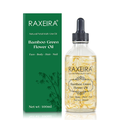 Aceite esencial de la flor verde de bambú para el clavo 100ml del pelo del cuerpo de la cara