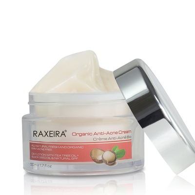 El limpiamiento del cuidado de piel del aceite de la jojoba de la semilla de la macadamia de la crema de cara del cuidado de piel de MSDS 50ml Exfoliate