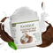 Exfoliate el color del negro del exfoliante corporal 250g del cuidado de piel de la leche de coco de la piel