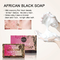 Jabón natural de MSDS el 100% Shea Butter Africa Black Bar para Dull Dry Skin