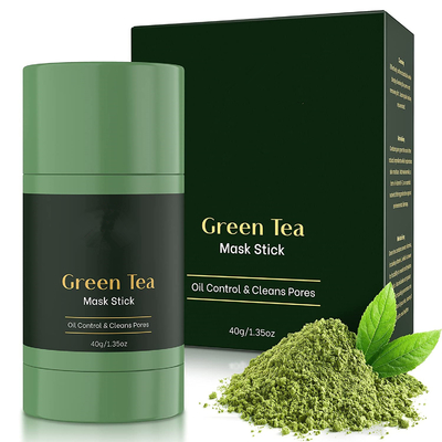 Palillo natural de la mascarilla del té verde para el Anti-acné que blanquea de limpiamiento