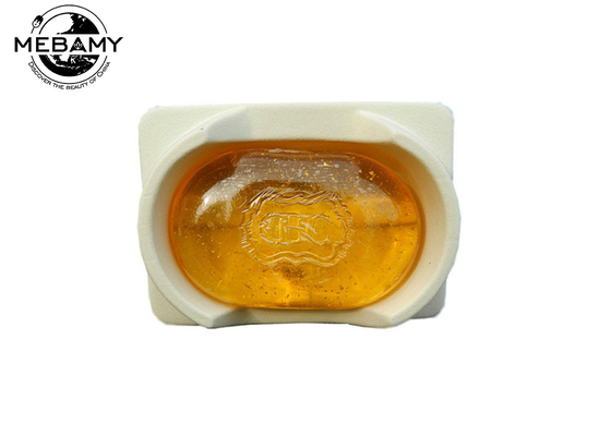 El oro herbario natural 24K Handcrafted la piel orgánica del jabón que limpiaba forma oval