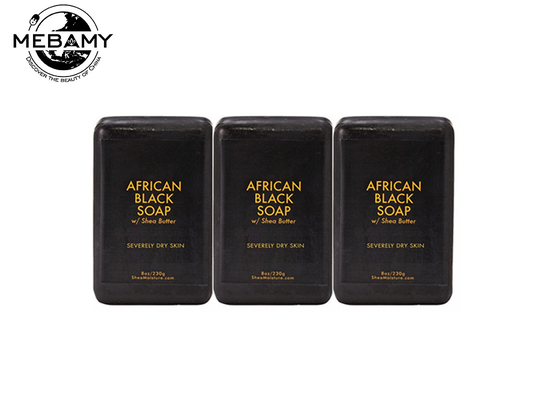 Blanquear el jabón negro africano orgánico hecho a mano hace espuma anti bien - defecto