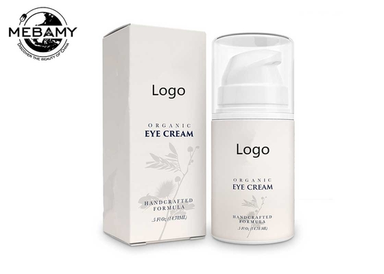 La oscuridad inferior natural orgánica de la crema del ojo circunda la crema hidratante alimenticia que consolida la piel